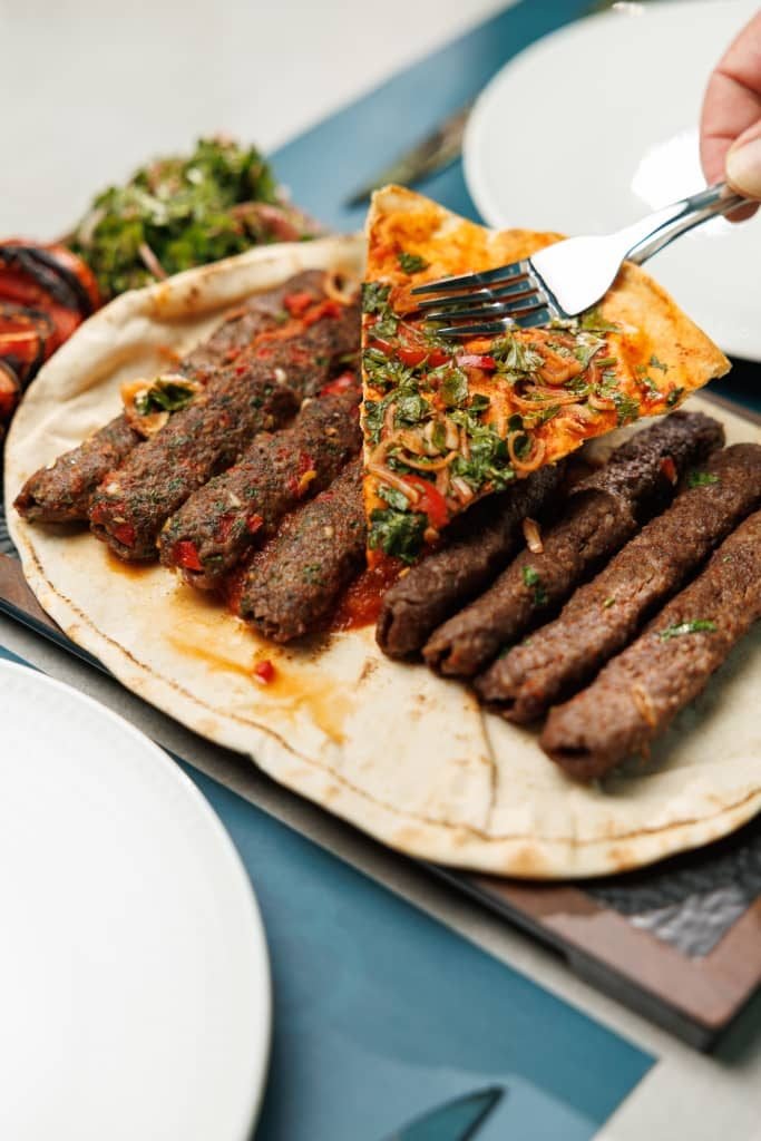 وجبة كباب تركي